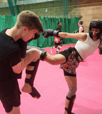 Exterior or interior of TEAM SHARK. Martial Arts Academy. Muay Thai. Muay Boran. Kickboxing
