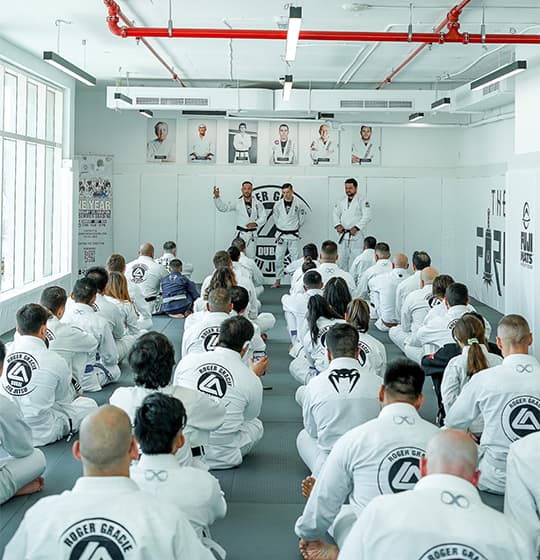 Exterior or interior of The Forge Gym x Roger Gracie Dubai Academy