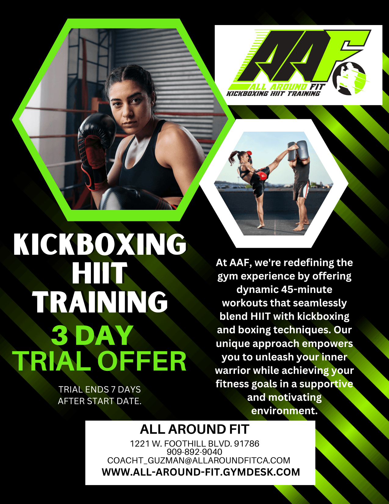 Exterior or interior of All Around Fit Kickboxing Hiit Training