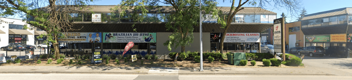Exterior or interior of Aries Martial Arts & Kickboxing Surrey