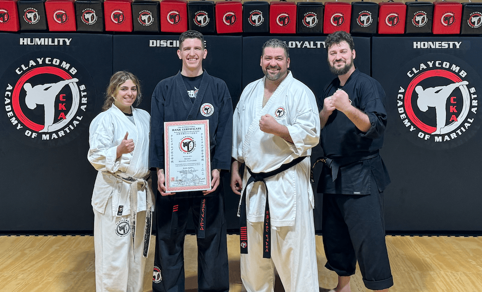 Exterior or interior of Claycomb Karate & Kickboxing Academy Fontana CA