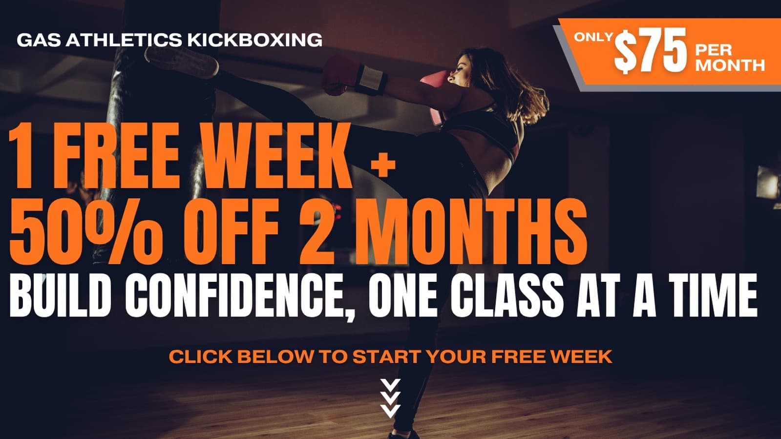 Exterior or interior of Gas Athletics Kickboxing