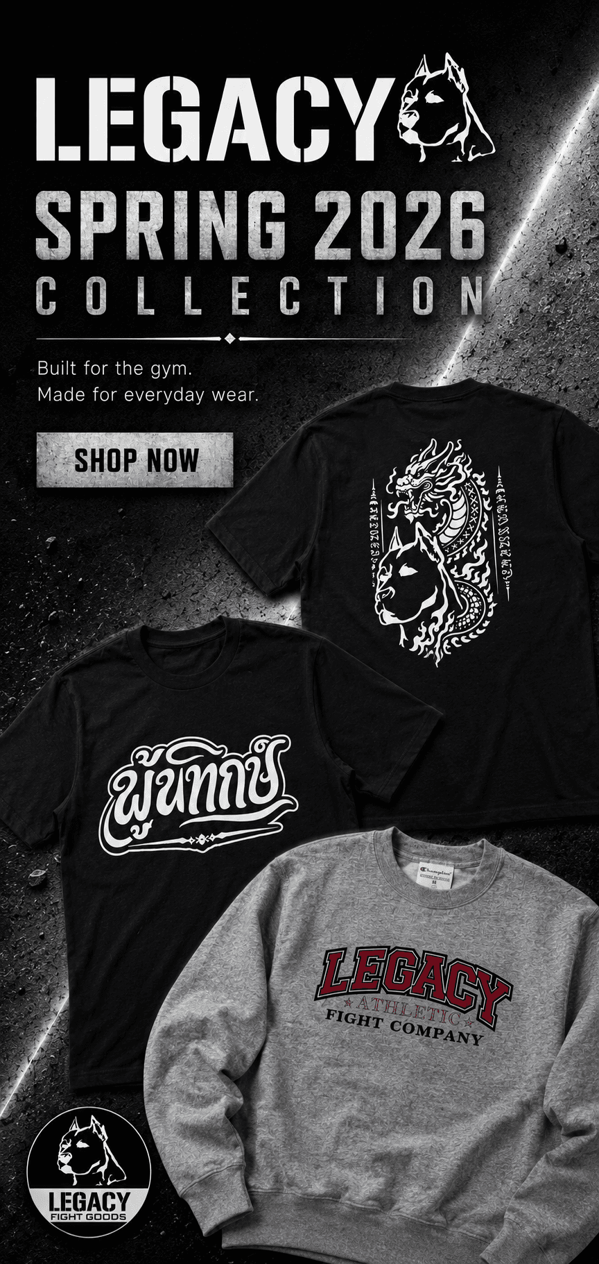 Exterior or interior of Legacy Fight Goods – Boxing, Muay Thai & BJJ Gear