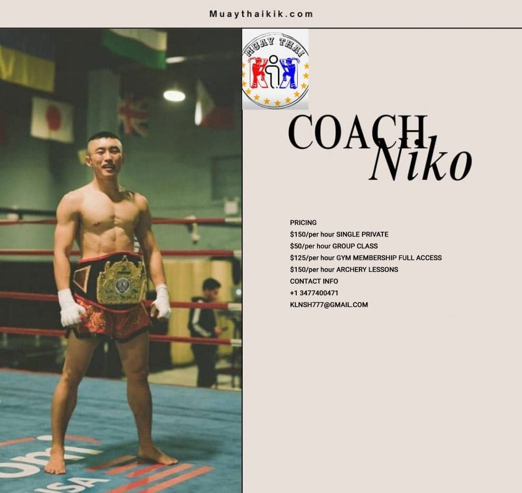 Exterior or interior of Muay Thai Kik