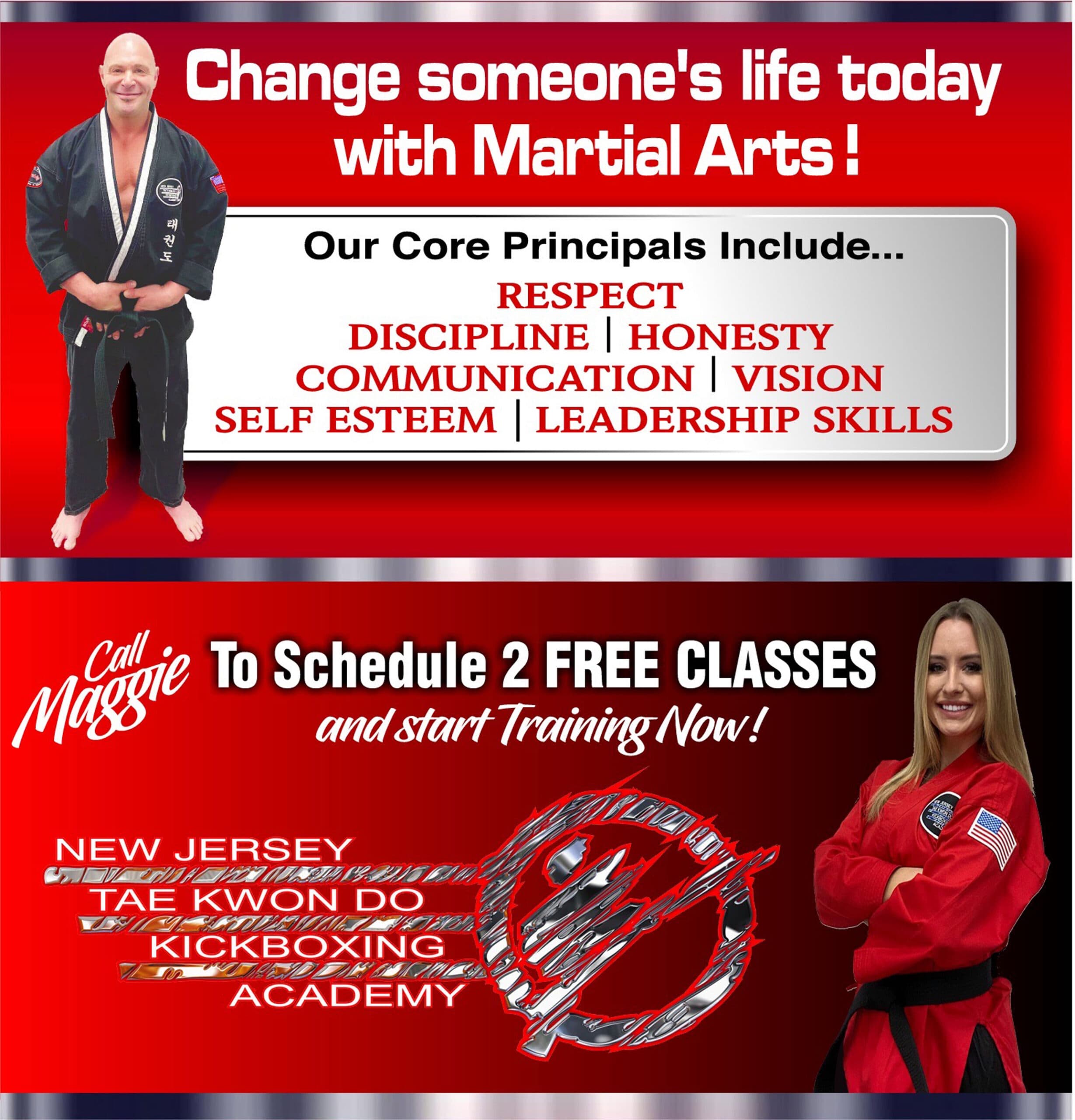 Exterior or interior of New Jersey TaeKwonDo Kickboxing Academy