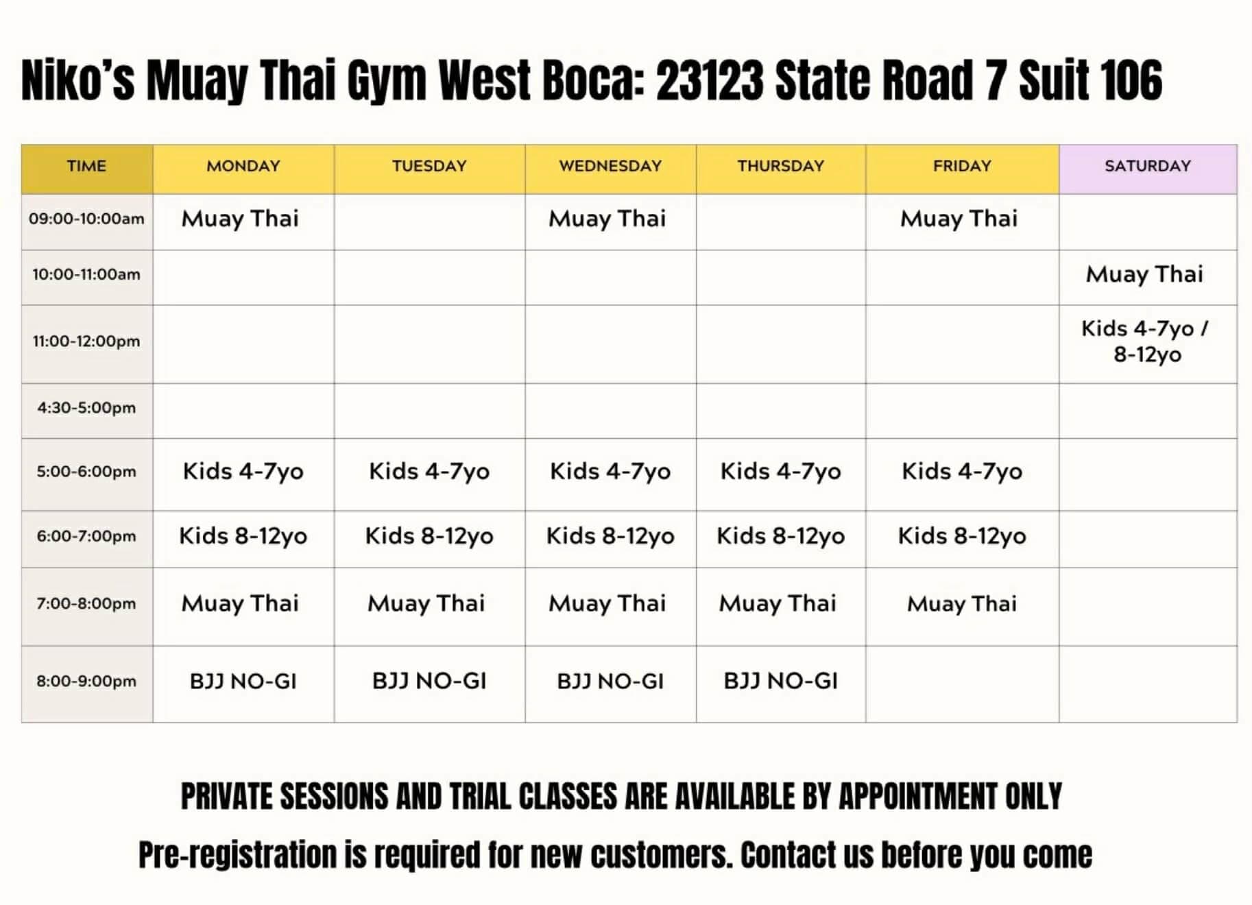 Exterior or interior of Niko's Muay Thai Gym