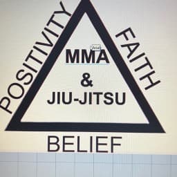 Positivity, faith, belief MMA Jiu-jitsu logo