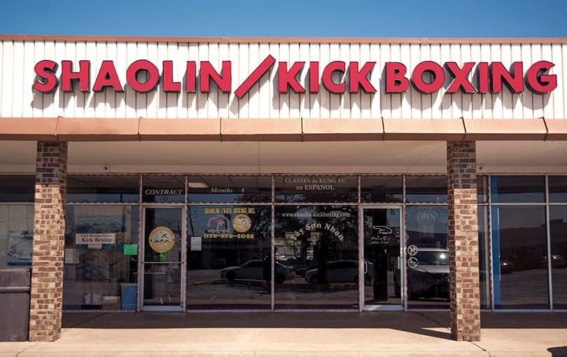 Exterior or interior of Shaolin/Kick Boxing Institute