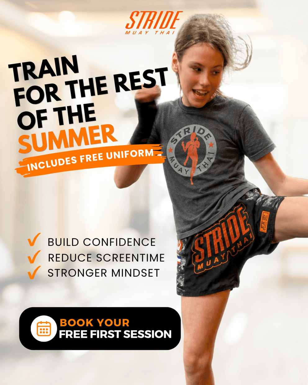 Exterior or interior of Stride Muay Thai