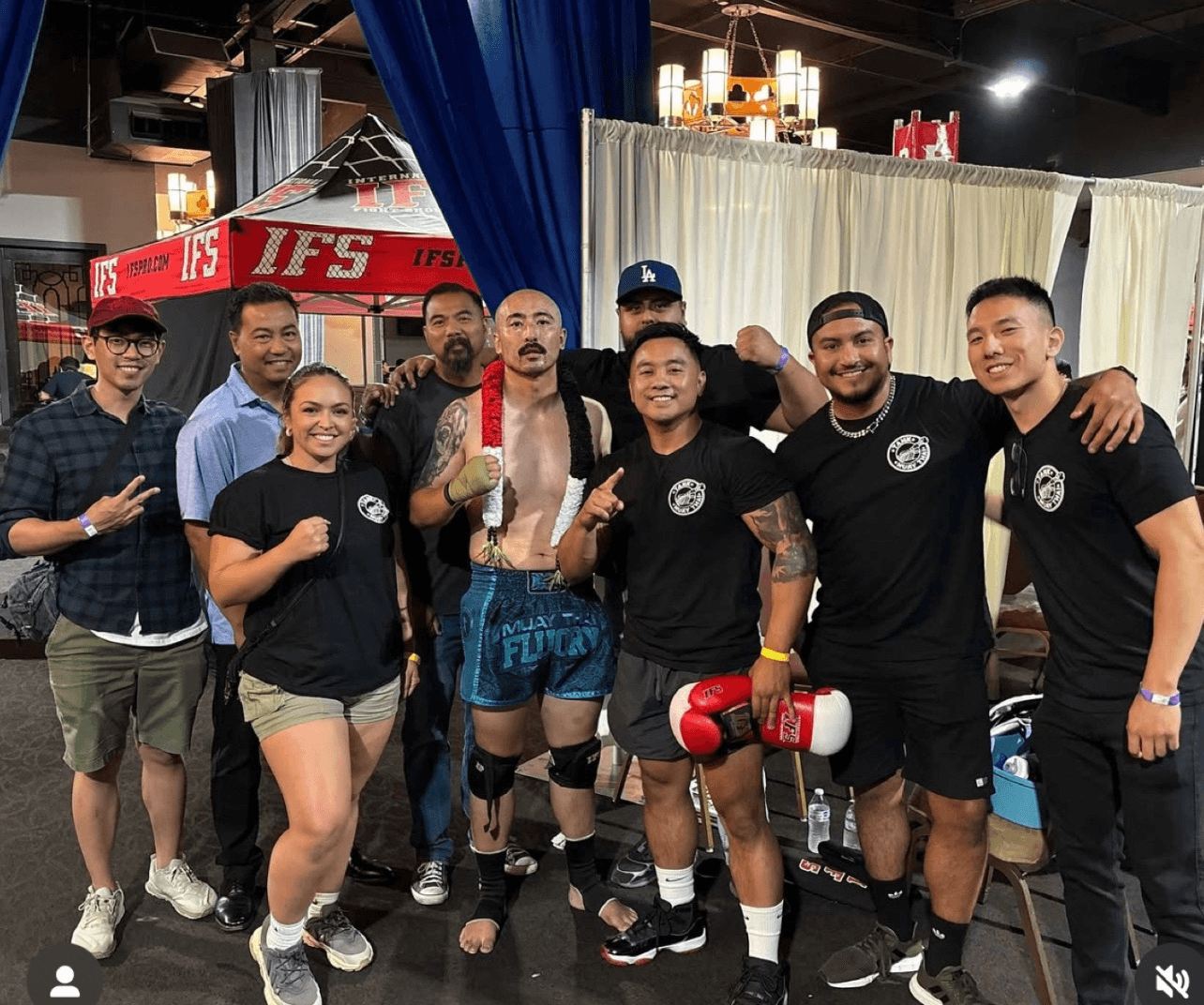 Exterior or interior of Tank Muay Thai