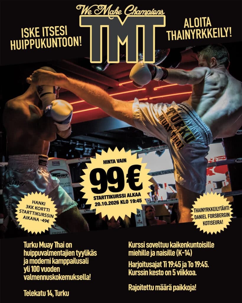 Exterior or interior of Turku Muay Thai